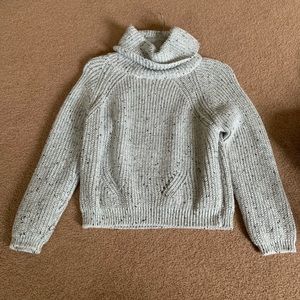 Light grey cropped sweater